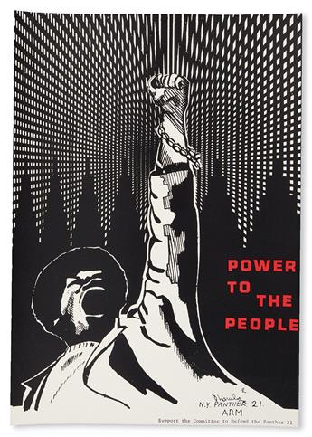 (BLACK PANTHERS.) ANONYMOUS. Power to the People.